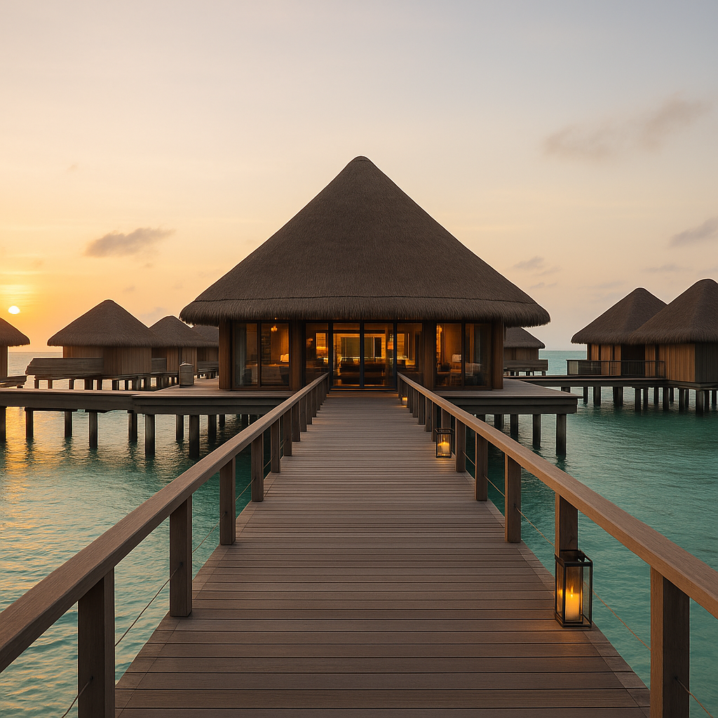 Discovering the Best Private Jet Routes from Dubai to the Maldives