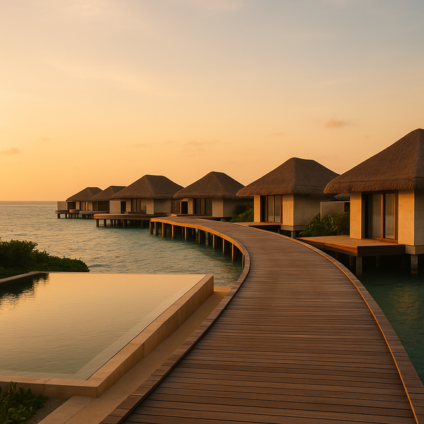 Discover Opulence: Private Jet Routes Dubai to Maldives
